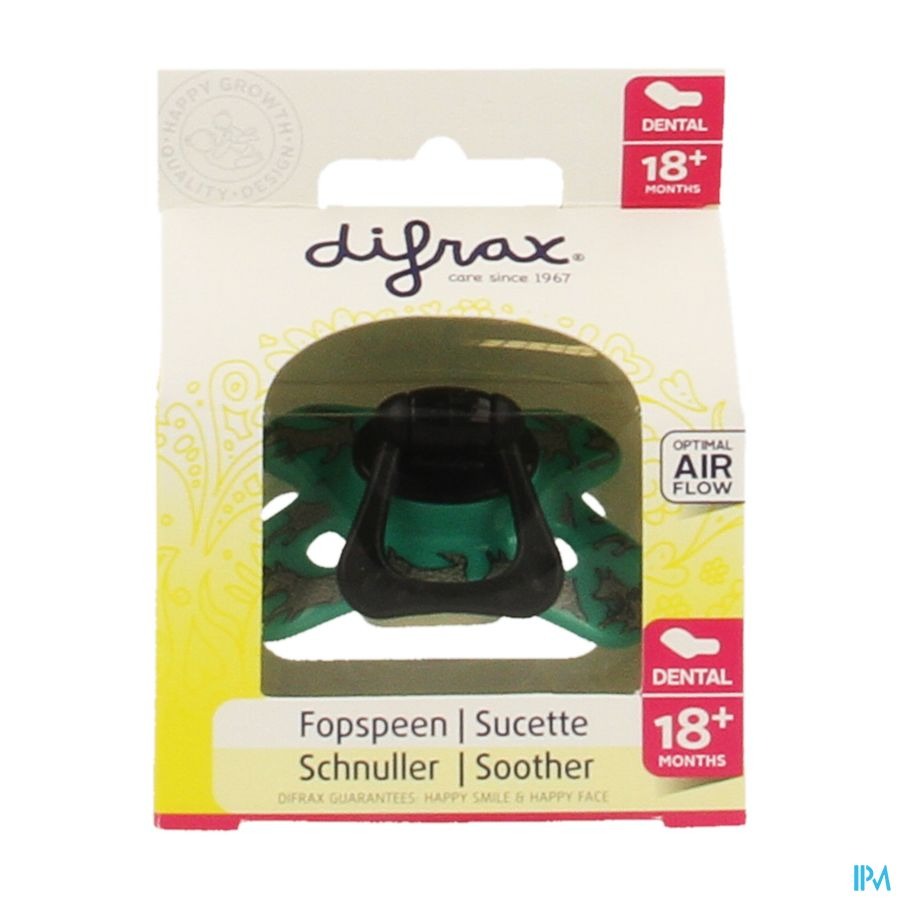 Difrax Fopspeen Sil Dental Xtr Sterk Boy 18m+ 342
