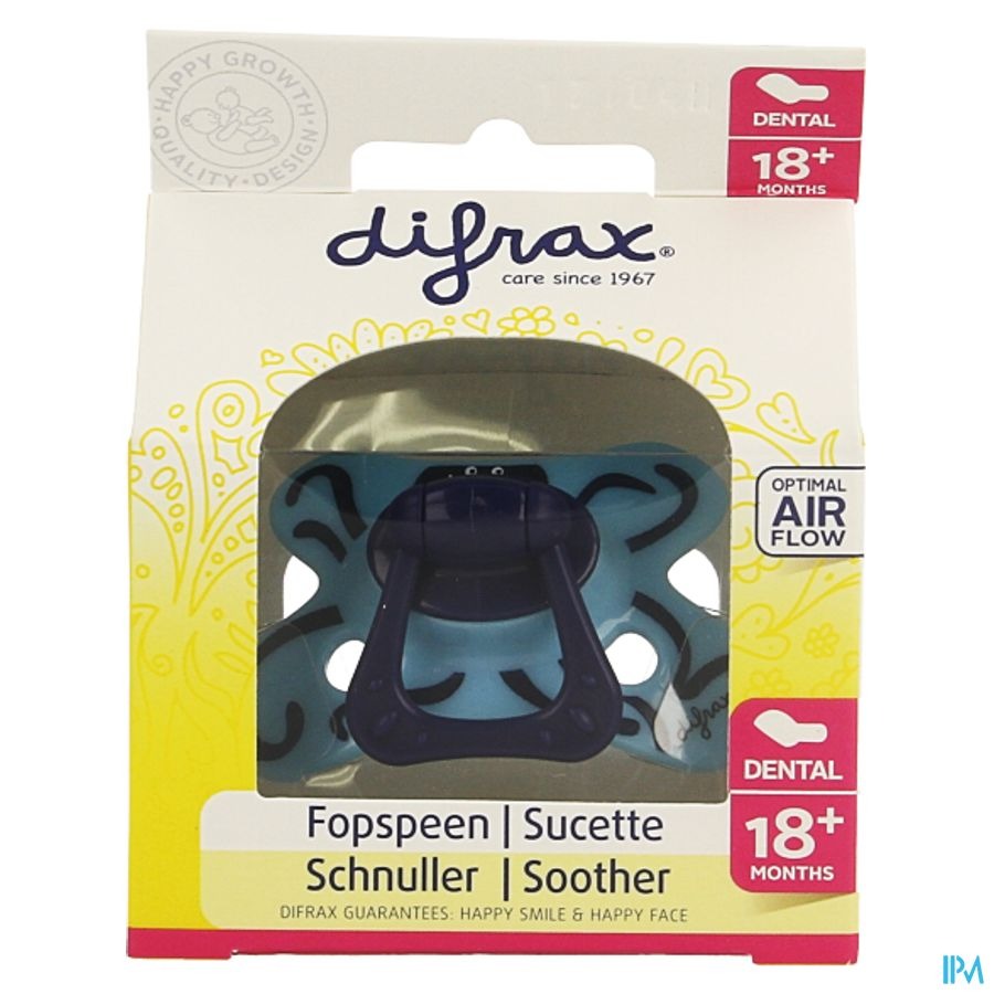 Difrax Fopspeen Sil Dental Xtr Sterk Boy 18m+ 342