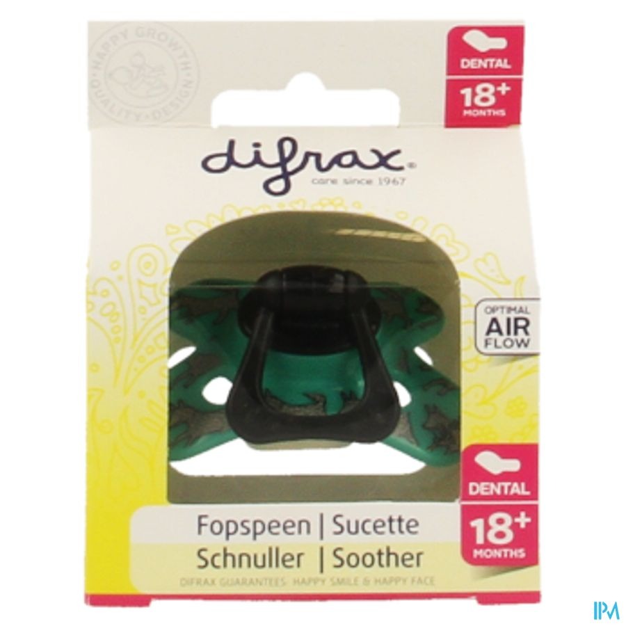 Difrax Fopspeen Sil Dental Xtr Sterk Boy 18m+ 342