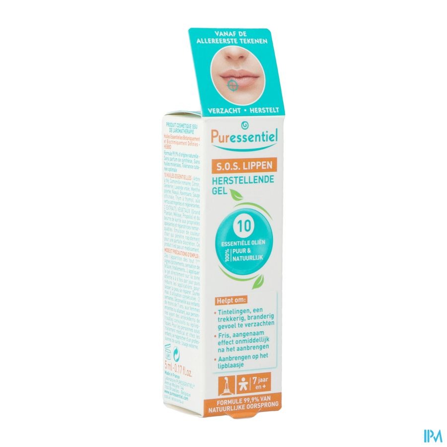 Puressentiel Sos Lippen Gel 10 Ess.olie 5ml