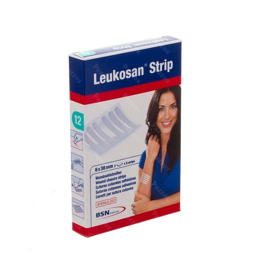 Leukosan Strip Ster 6x 38mm Wit 2x 6 7262806