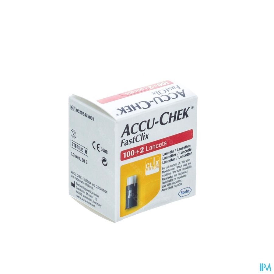 Accu Chek Mobile Fastclix Lancet 17x6 5208475001