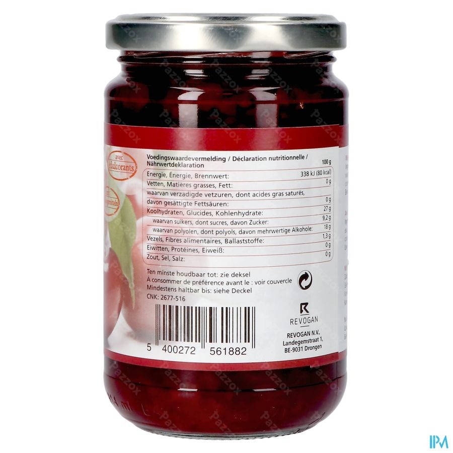 Prodia Tartinade Cerises+maltitol300g 6188 Revogan