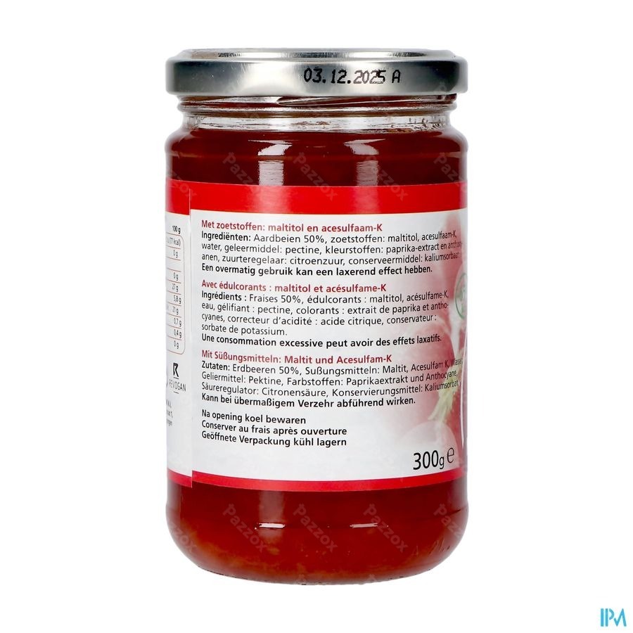 Prodia Tartinade Fraise+maltitol 300g 6071 Revogan