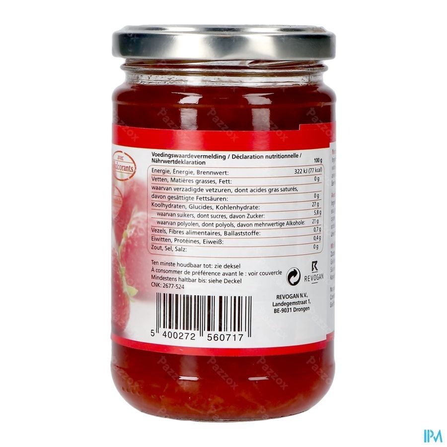 Prodia Tartinade Fraise+maltitol 300g 6071 Revogan