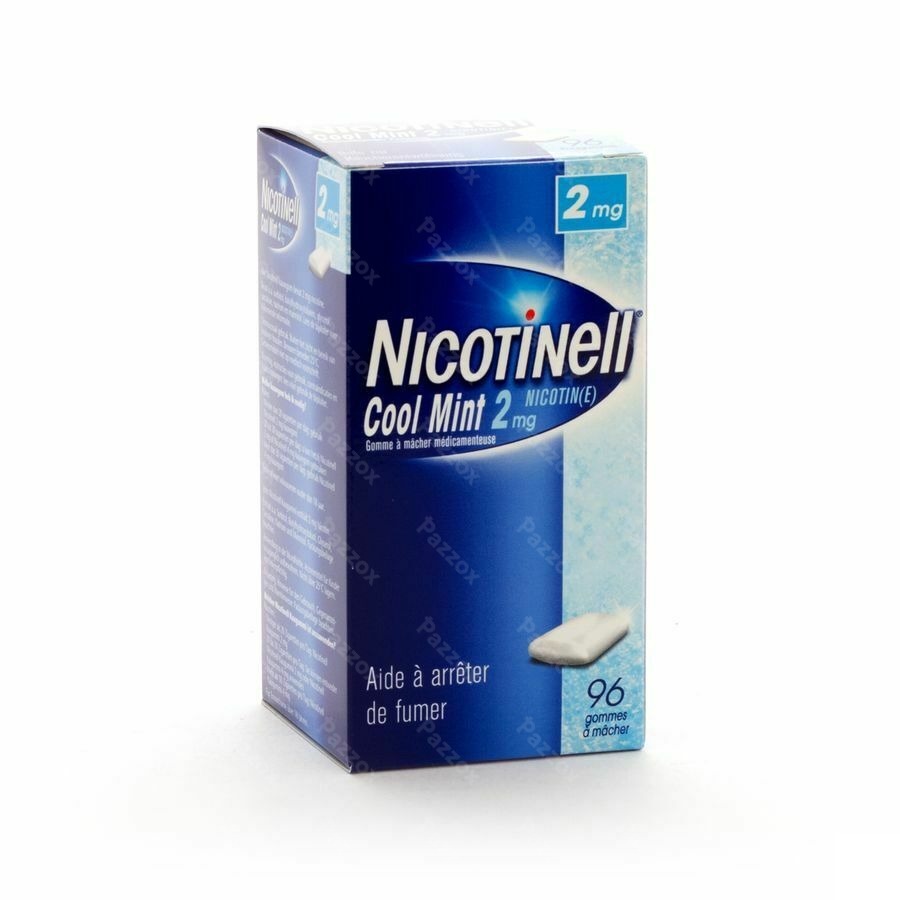 Nicotinell Cool Mint 2mg Gommes A Macher 96