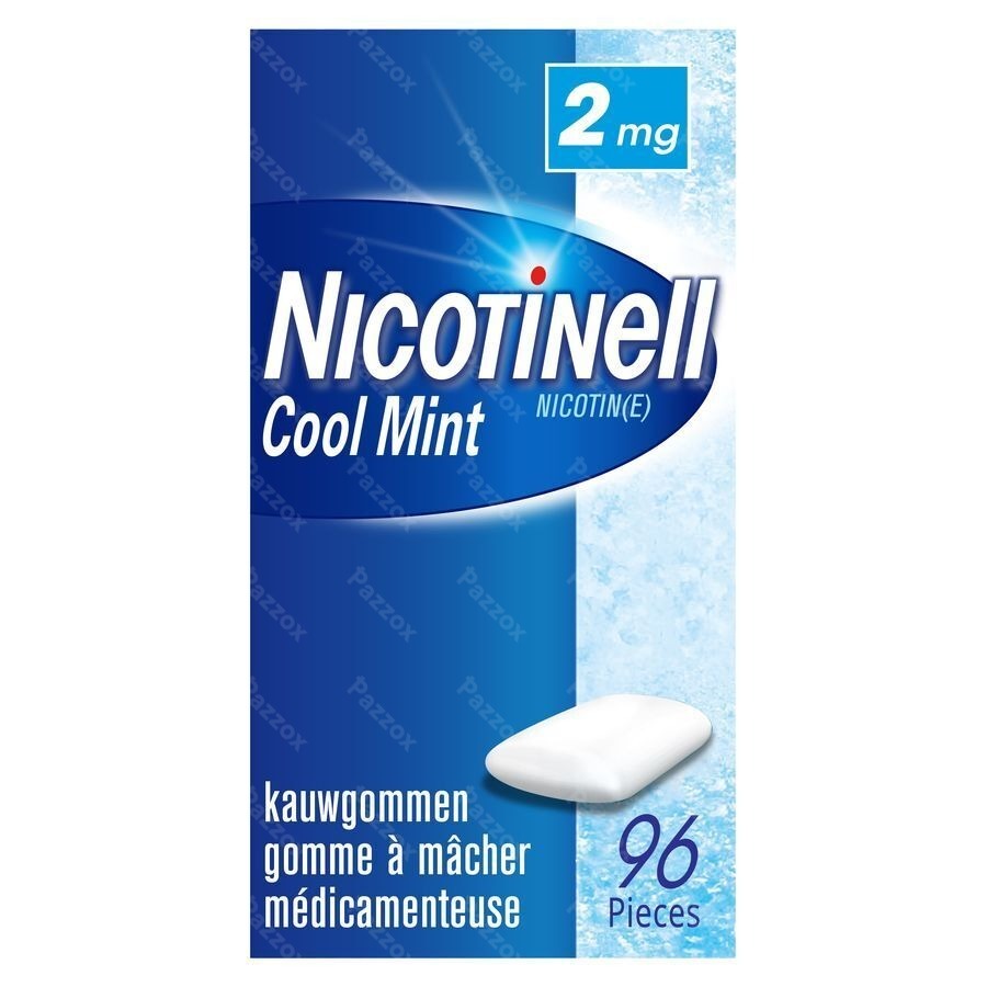 Nicotinell Cool Mint 2mg Gommes A Macher 96