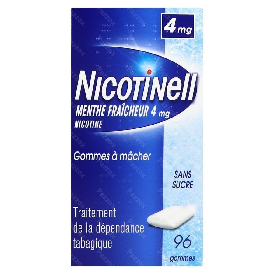 Nicotinell Cool Mint 4mg Gommes A Macher 96