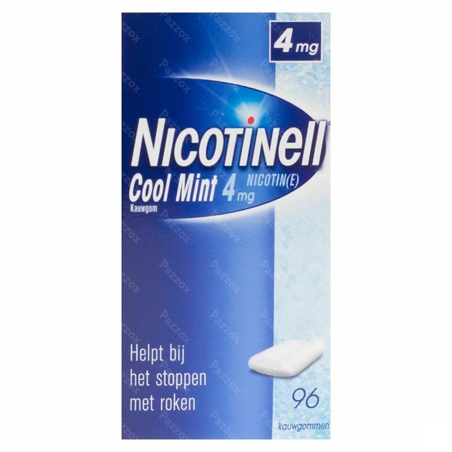 Nicotinell Cool Mint 4mg Gommes A Macher 96