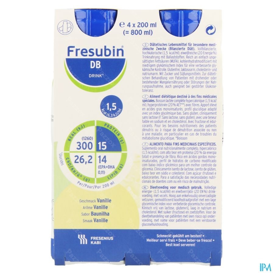 Fresubin Db Drink 200ml Vanille