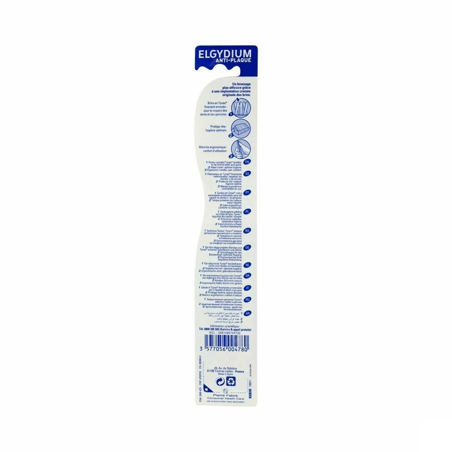 Elgydium Tandenb Antiplak S10 Medium