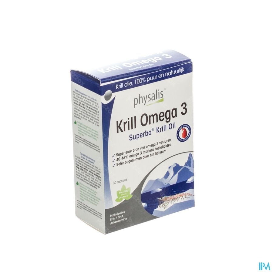 Physalis Krill Omega 3 30 capsules