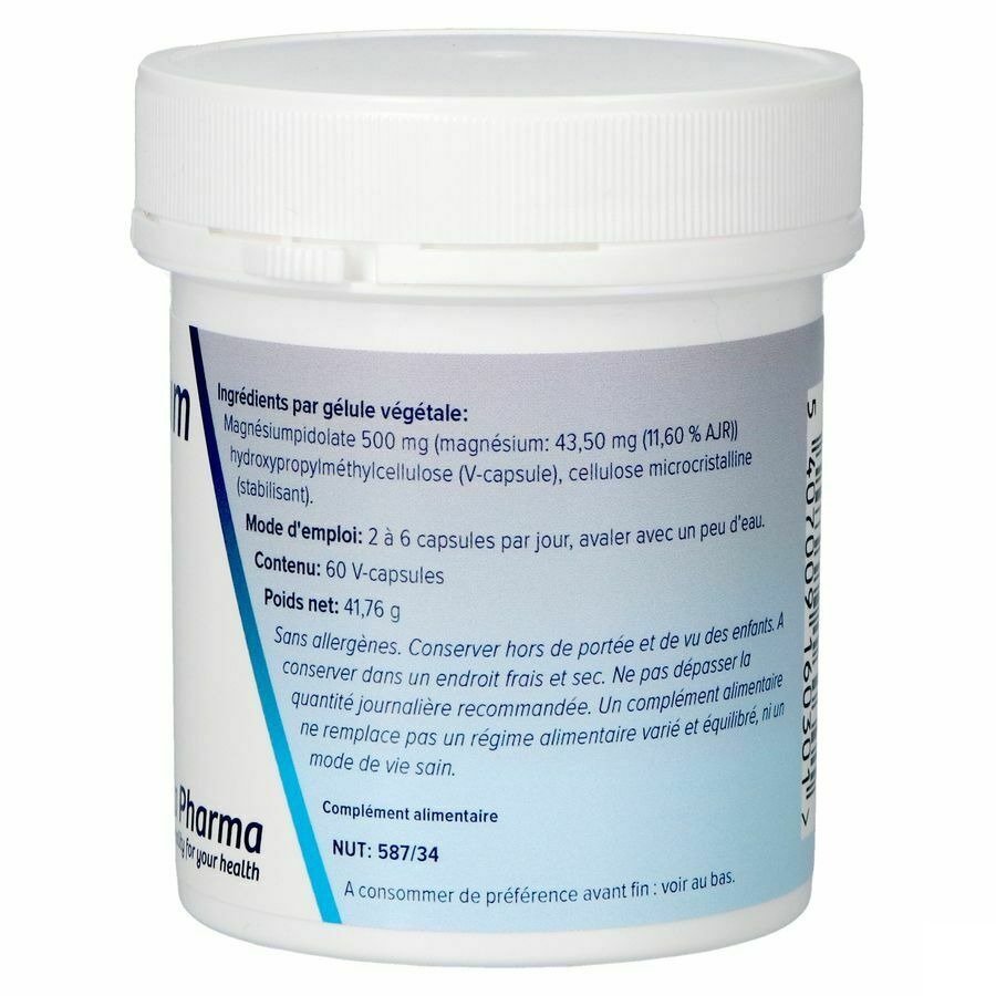 Magnesiumpidolate V-caps 60x500mg Deba