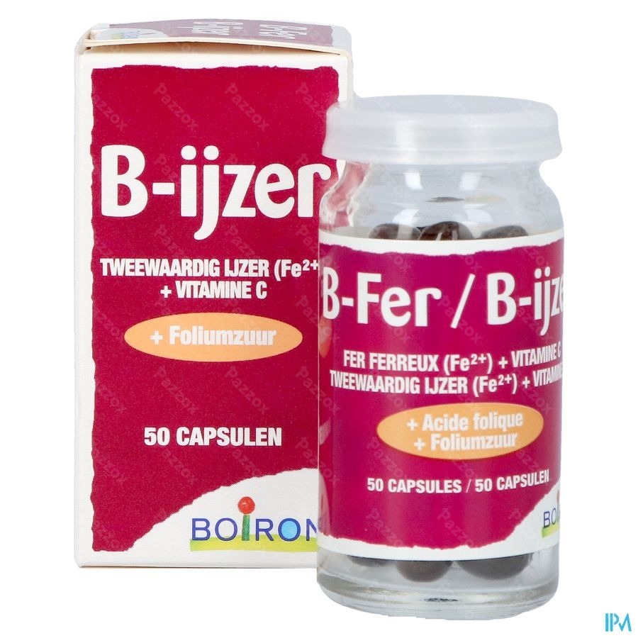 Boiron Nutridoses B-ijzer 50 Capsules