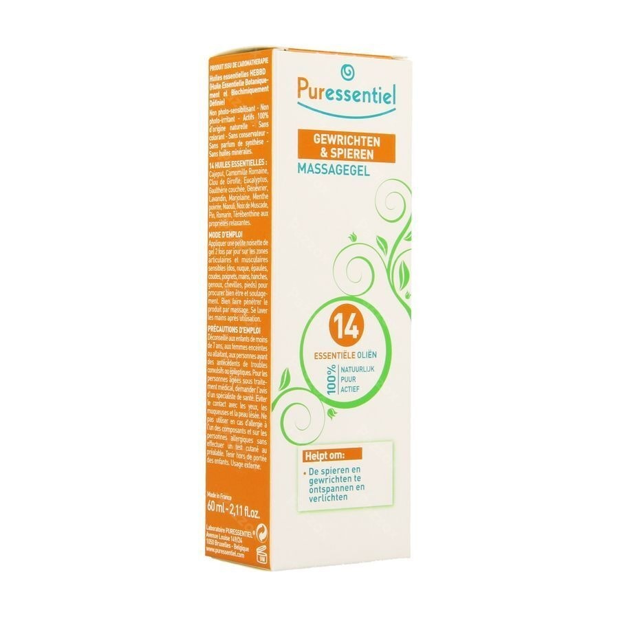 Puressentiel Gewrichten Gel 14 Ess Olie 60ml