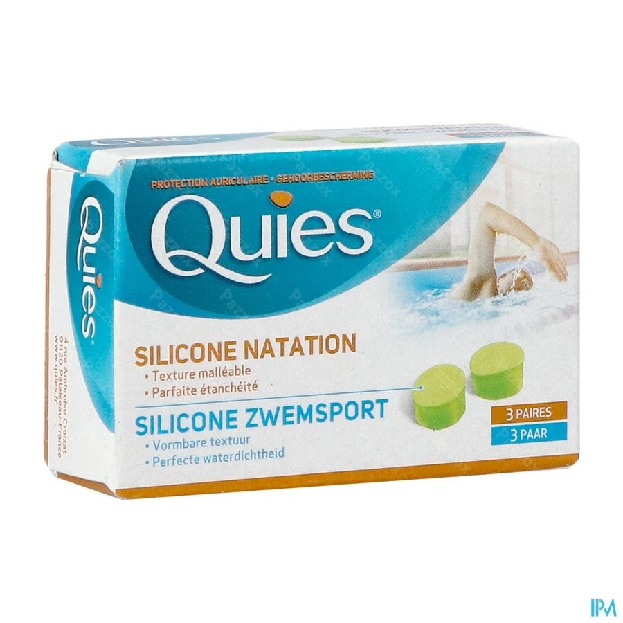 Quies Protection Auditive Natation Maxi Sil.3paire