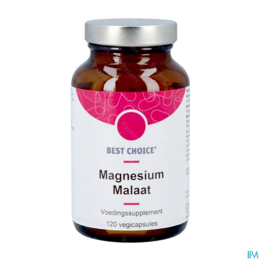 Best Choice Magnesiummalaat 500 V-caps 120 Nl