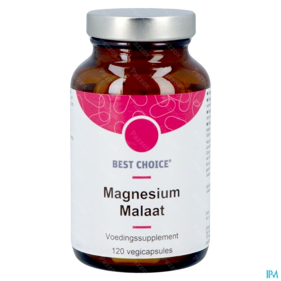 Best Choice Magnesiummalaat 500 V-caps 120 Nl