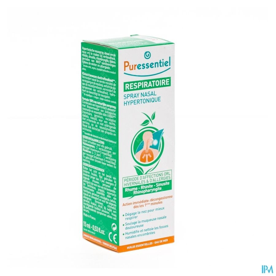 Puressentiel Respiratoire Spray Nasal 15ml