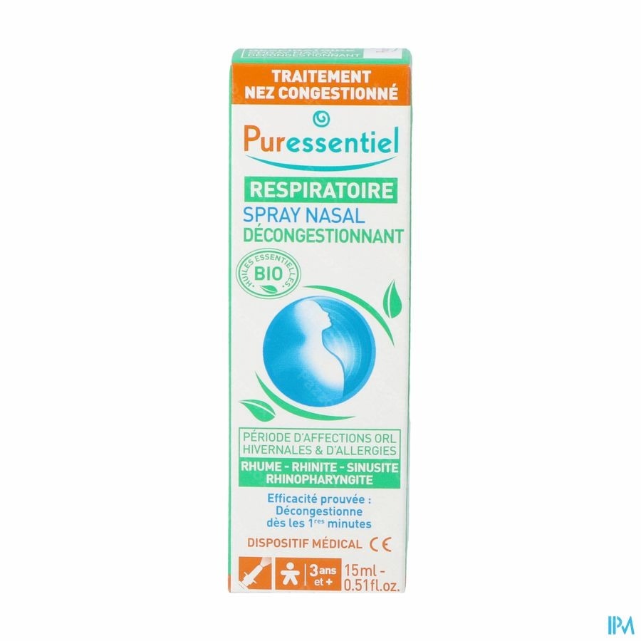 Puressentiel Respiratoire Spray Nasal 15ml
