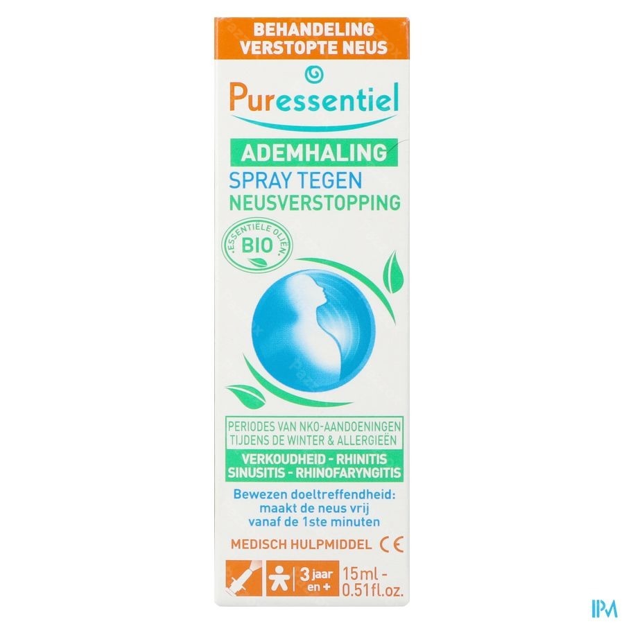 Puressentiel Ademhaling Neusspray 15ml