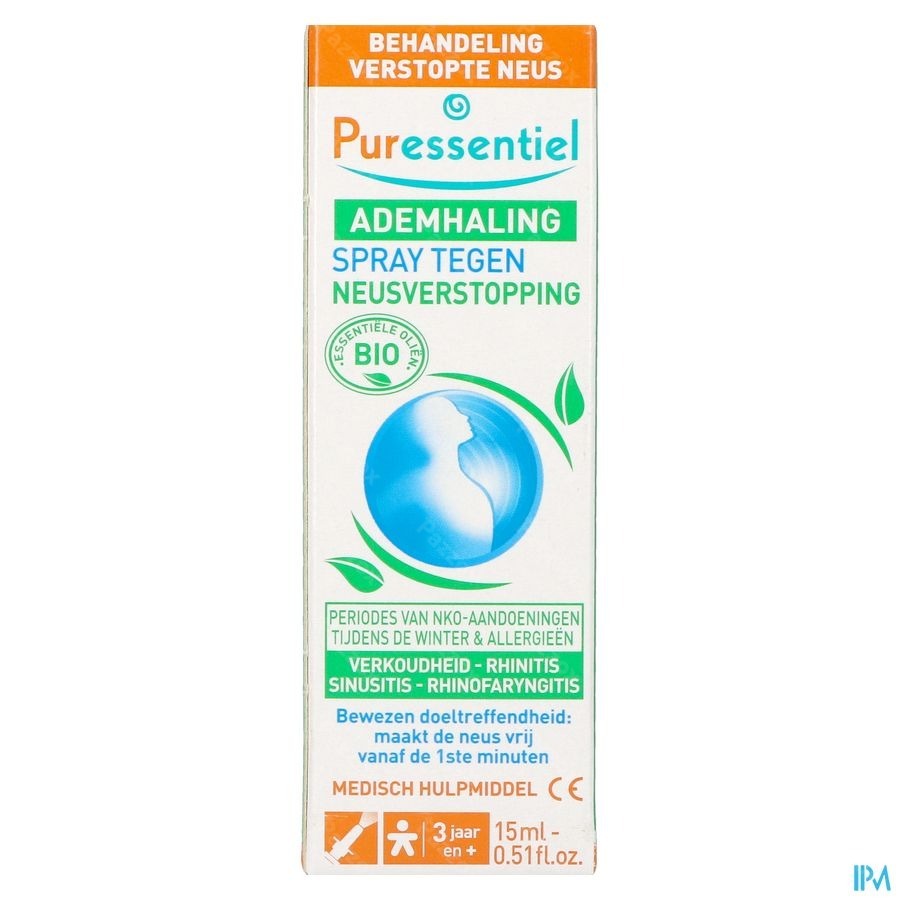 Puressentiel Ademhaling Neusspray 15ml