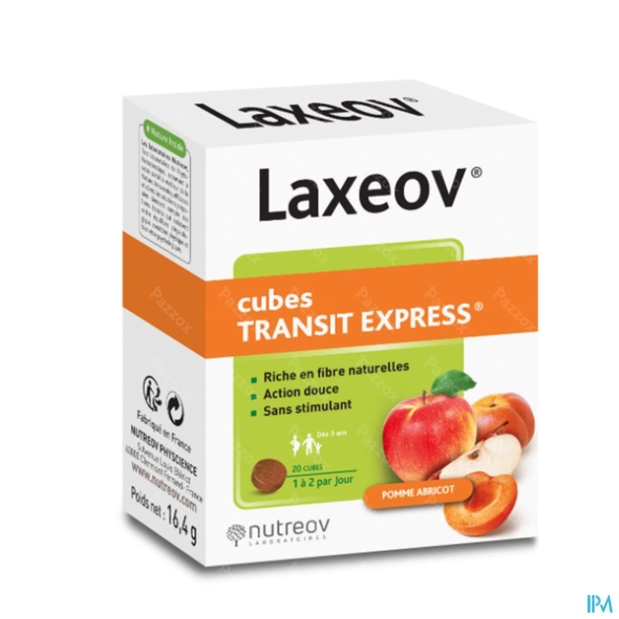 Laxeov Pomme-abricot Palet 20x10g