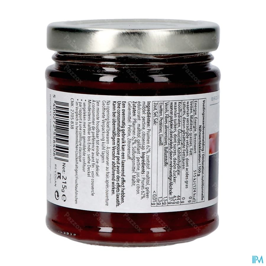 Prodia Tartinade Extra Prunes 215g 5640 Revogan