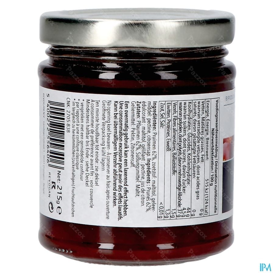 Prodia Tartinade Extra Prunes 215g 5640 Revogan
