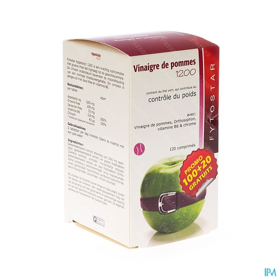 Fytostar Vinaigre 1200 Maxi Comp 120
