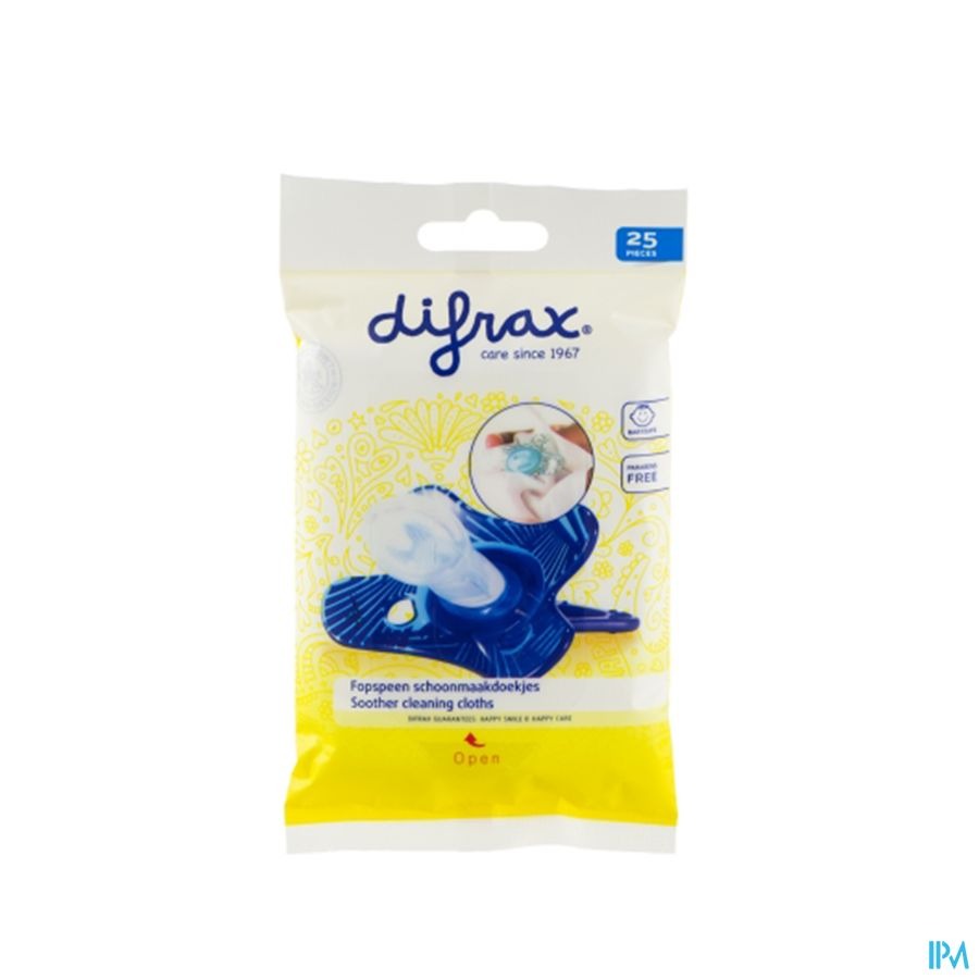 Difrax Lingettes Pour Sucette 20 459