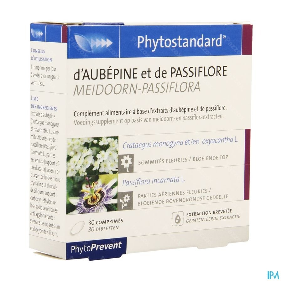 Phytostandard Meidoorn-passiflora Comp 30 Blister