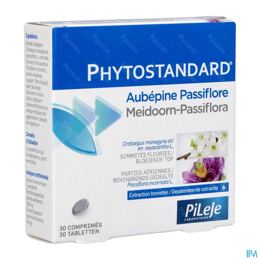 Phytostandard Meidoorn-passiflora Comp 30 Blister
