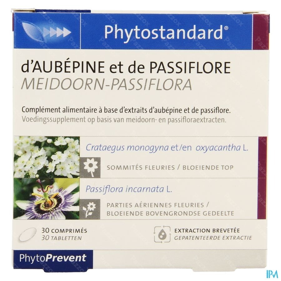 Phytostandard Meidoorn-passiflora Comp 30 Blister
