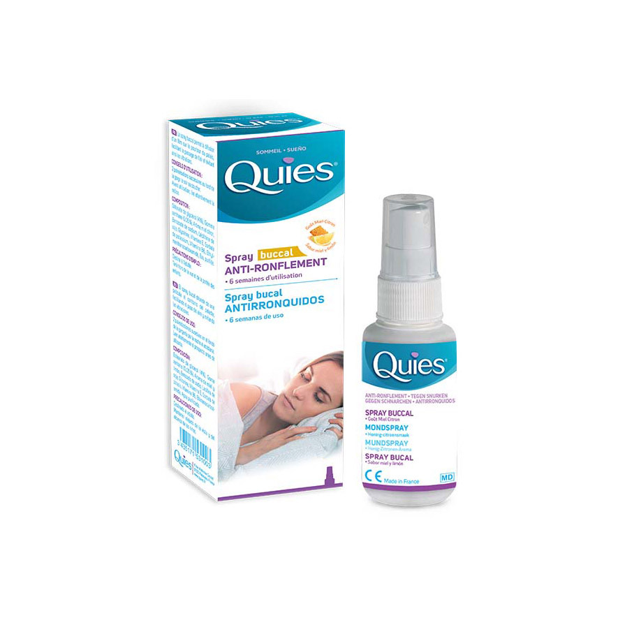Quies A/ronflement Miel-citron Spray Buccal 70ml
