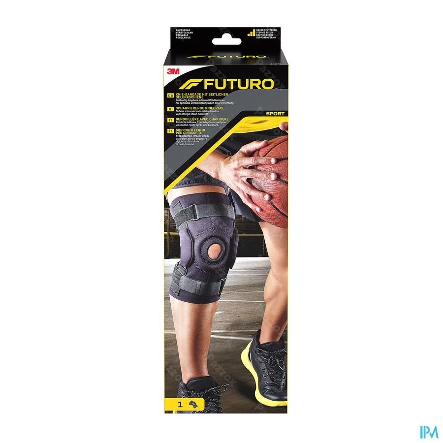 ER (M) Genouillère de sport étendue, genouillère de compression