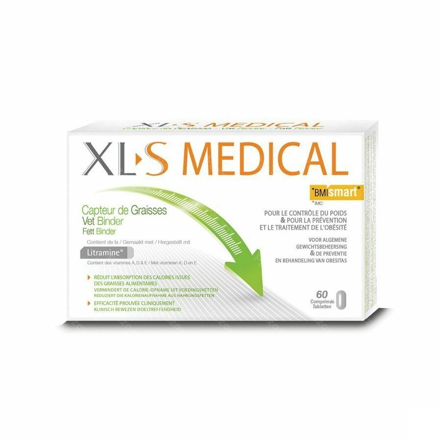 Xls Medical Capteur De Graisses 60 Comprim&eacute;s