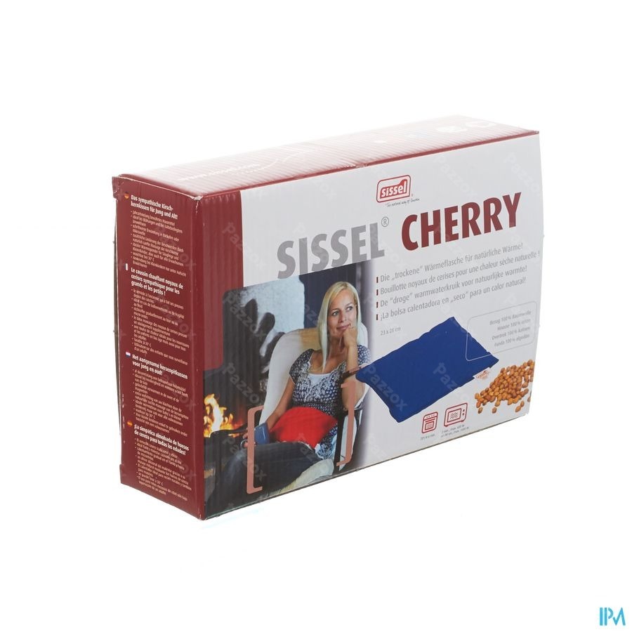 Sissel Cherry Kersenpitkussen 23x26cm Blauw