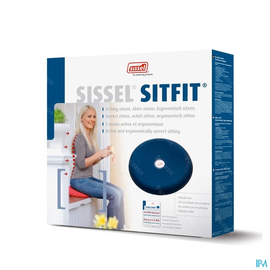 Sissel Sitfit Coussin Ballon Diam.36cm Noir