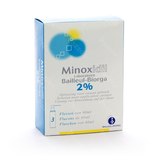 Minoxidil Biorga 2% Opl Cutaan Koffer Fl 3x60ml