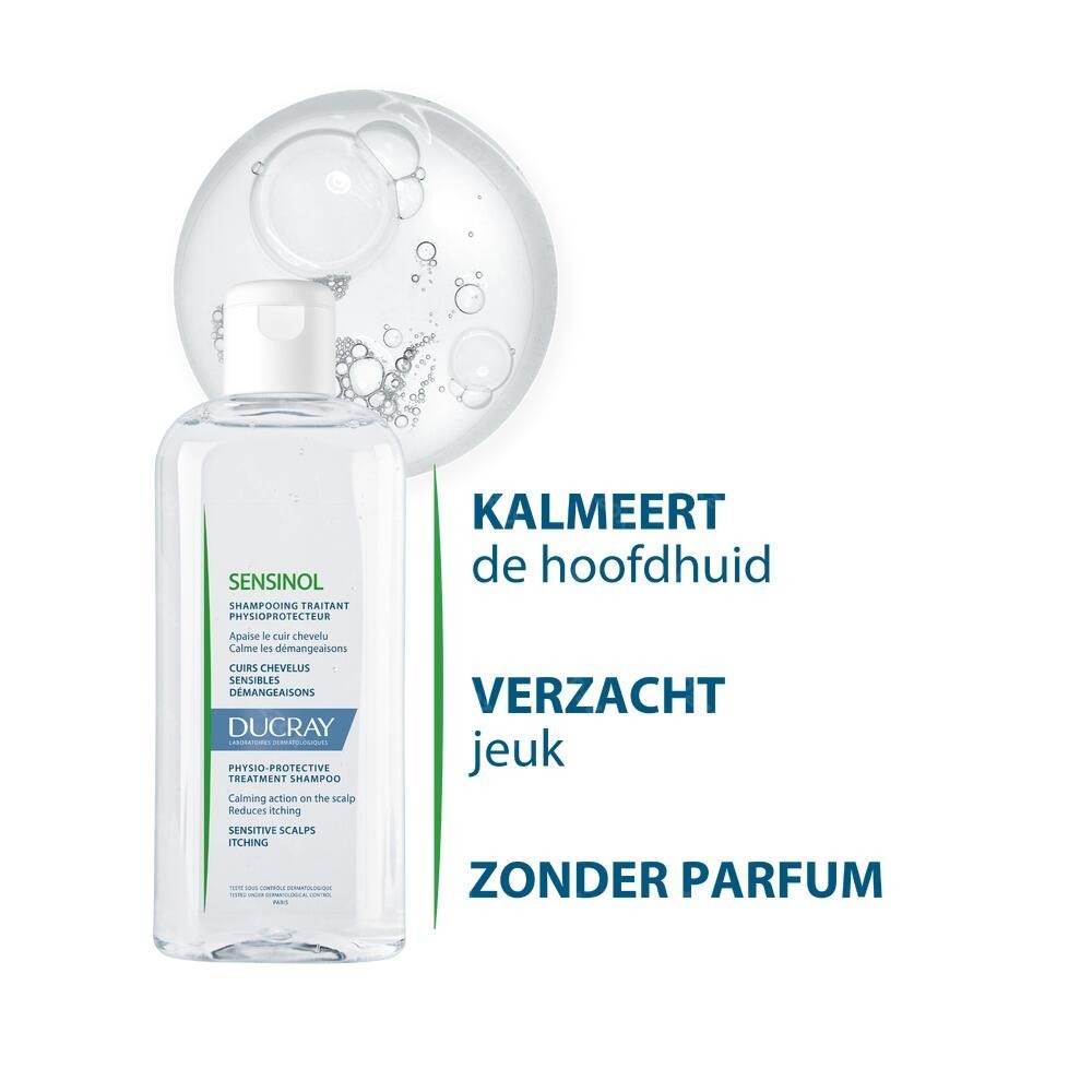 Ducray Sensinol Beschermende Shampoo Jeukende En Gevoelige Hoofdhuid 200ml