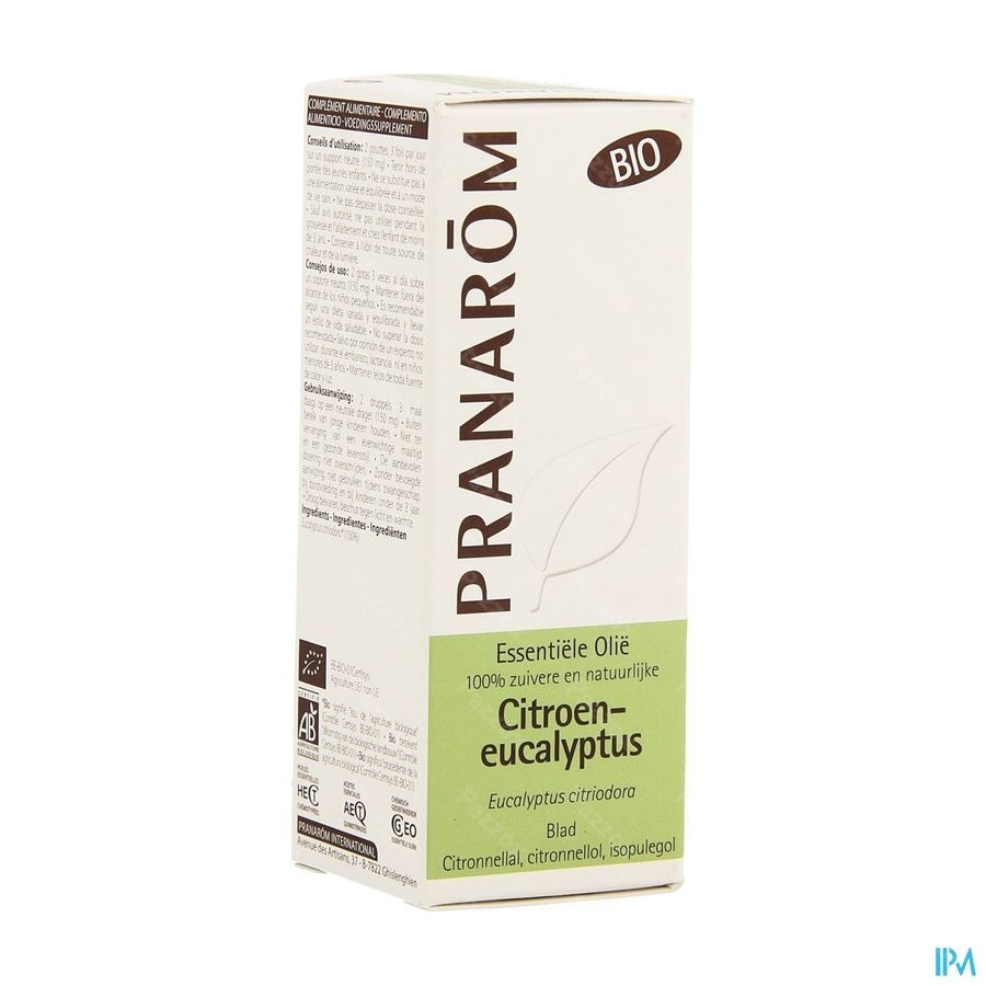Pranarôm Essentiële Olie Eucalyptus Citroen Bio 10ml