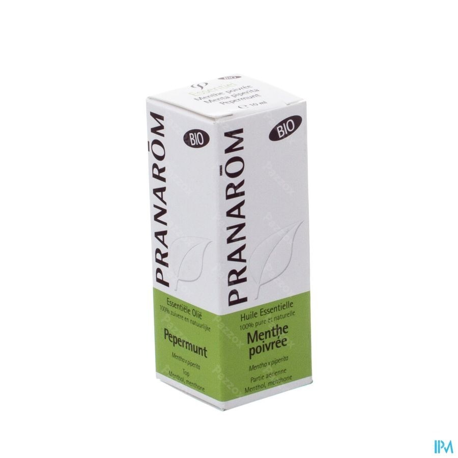 Pranarôm Huile Essentiel Menthe Poivree Bio 10ml