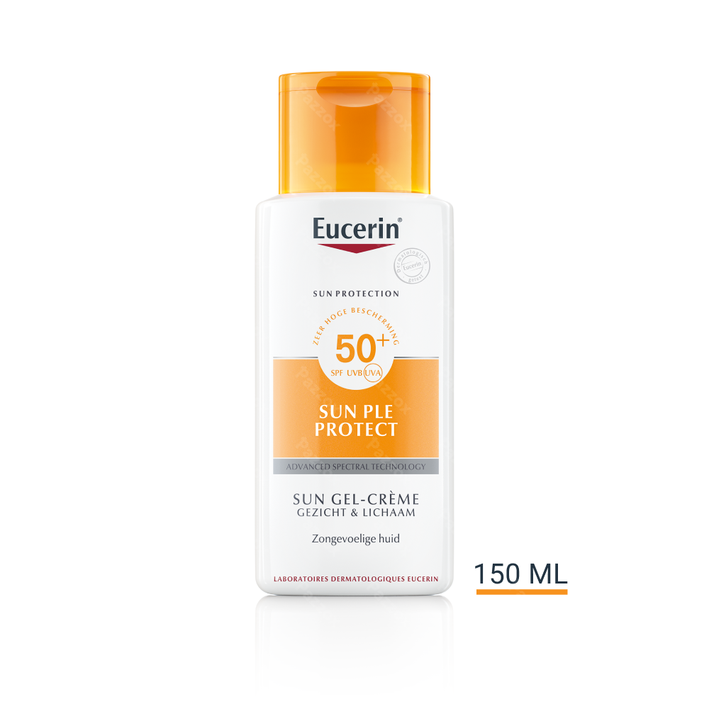 Eucerin Sun PLE Protect Gel-Crème Gezicht en Lichaam SPF50+ 150ml