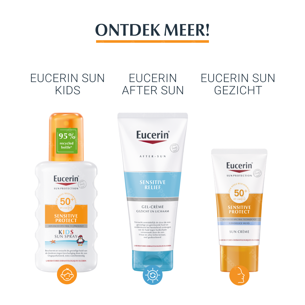 Eucerin Sun PLE Protect Gel-Crème Gezicht en Lichaam SPF50+ 150ml