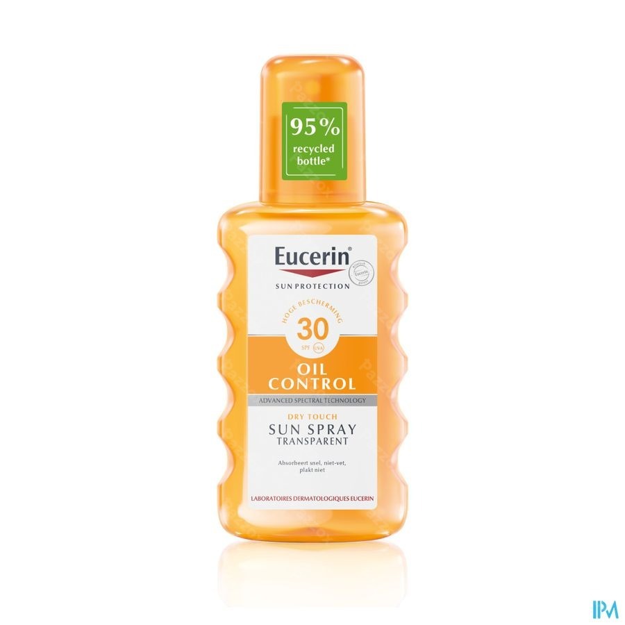 Eucerin Sun Oil Control Dry Touch Spray Transparant SPF30 200ml