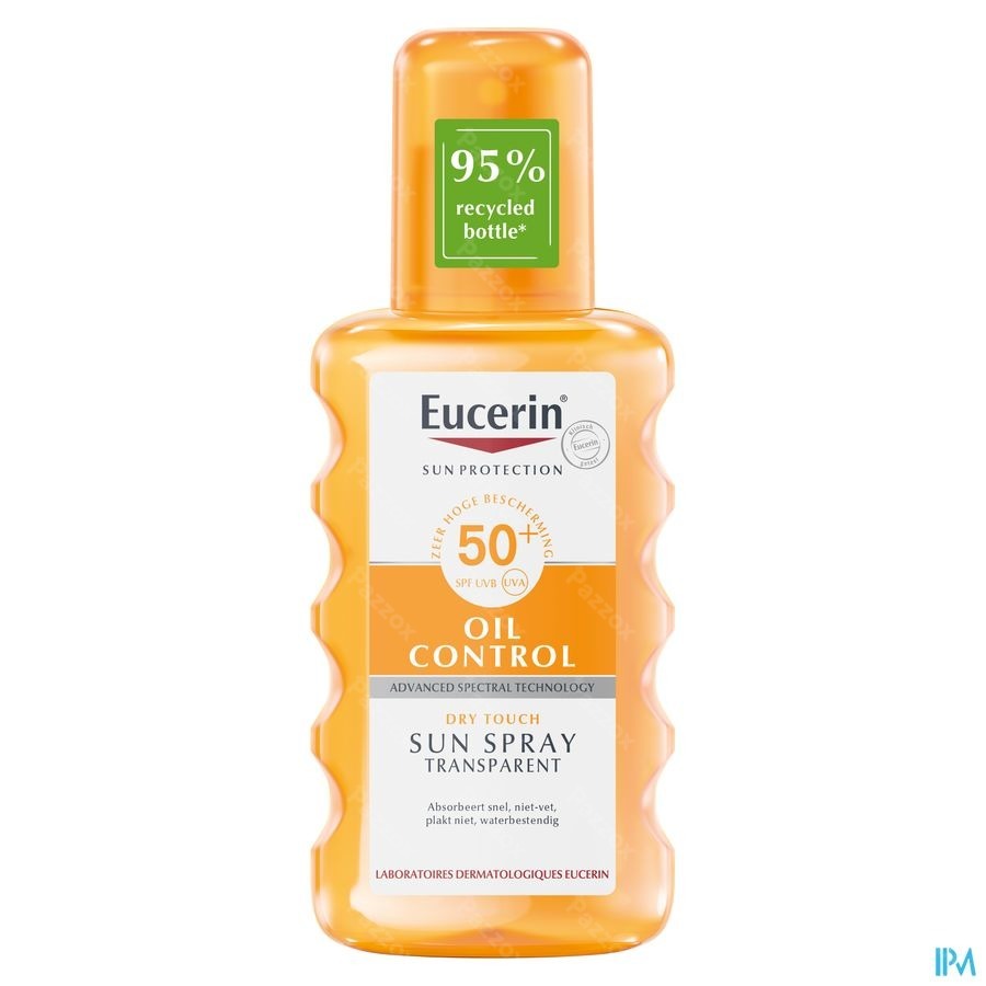 Eucerin Sun Oil Control Dry Touch Spray Transparant SPF 50+ 200ml
