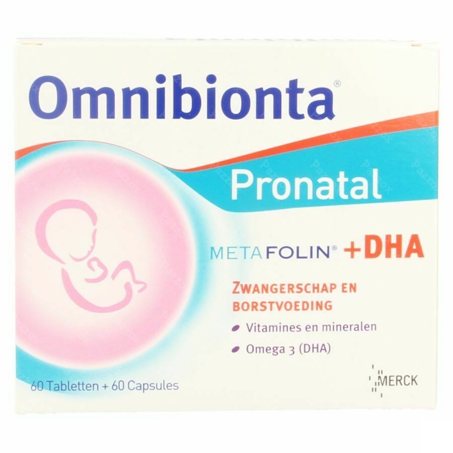 Omnibionta Pronatal Metafolin+dha Tabl 60+caps 60