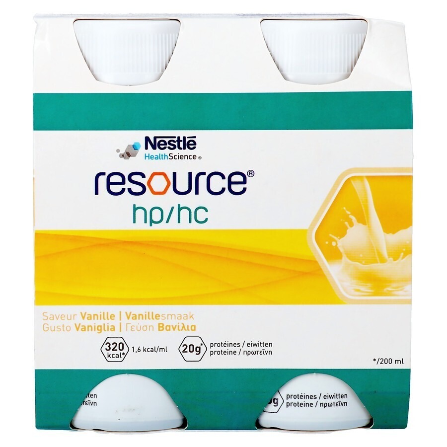 Resource Hp Hc Vanille Fles 4x200ml