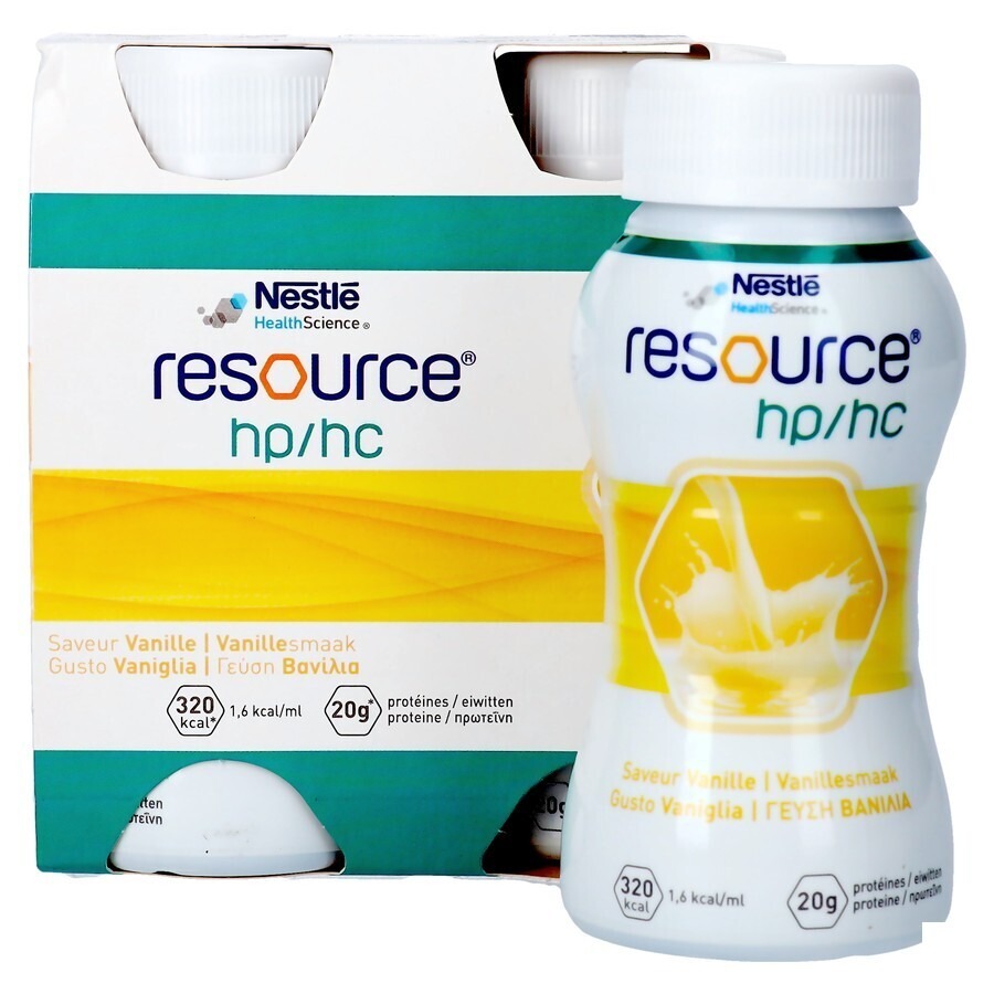 Resource Hp Hc Vanille Fles 4x200ml